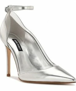 Nine West Freze Women's Dress Pumps Silver Clear -Nine West Shop unnamed file 5369