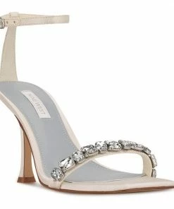 Nine West Yazmin Women's Rhinestone High Heel Dress Sandals