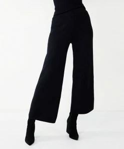 Women's Nine West Wide-Leg Sweater Pants Cherry Merlot -Nine West Shop unnamed file 543