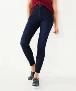 Women's Nine West Slimming Skinny Jeans Rinse
