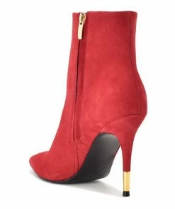 Nine West Bolana Women's Suede Heeled Ankle Boots 9 Nine West Bolana Women's Suede Heeled Ankle Boots -Nine West Shop unnamed file 5452
