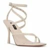 Nine West Lady Women's Dress Sandals White