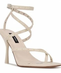 Nine West Lady Women's Dress Sandals White -Nine West Shop unnamed file 5463