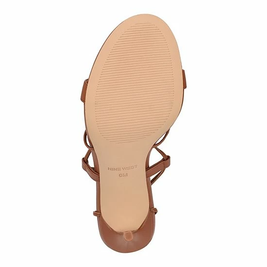 Nine West Mix Women's Ankle Wrap Dress Sandals Pink 3 Nine West Mix Women's Ankle Wrap Dress Sandals Pink - Image 3