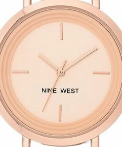 Nine West Women's Rose Gold Tone Mesh Bracelet Watch -Nine West Shop unnamed file 5616