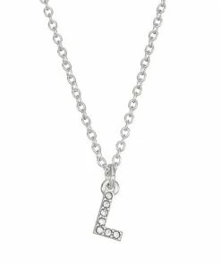 Nine West Initial "L" Pendant Necklace
