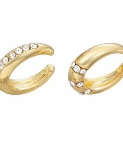 Nine West Gold Tone Ear Cuff Duo Set