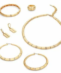 Nine West Gold Tone Simulated Crystal Domed Ring -Nine West Shop unnamed file 5653