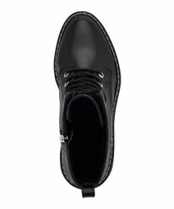 Nine West Denie Women's Combat Boots Black Pat -Nine West Shop unnamed file 5685