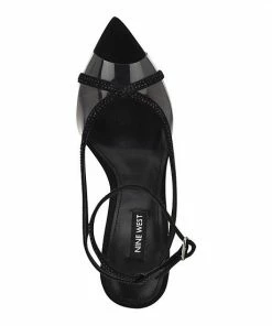 Nine West Parise Women's High Heels Clear Black -Nine West Shop unnamed file 5695