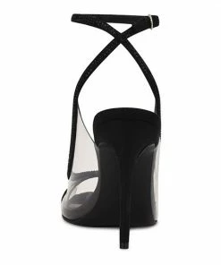 Nine West Parise Women's High Heels Clear Black -Nine West Shop unnamed file 5696
