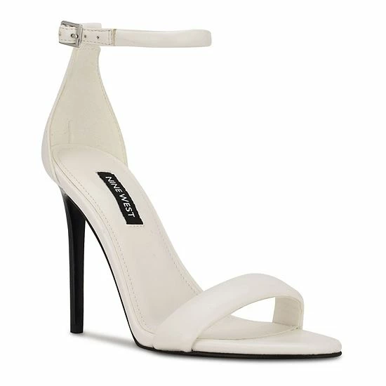 Nine West Teeya Women's Dress Sandals White 4 Nine West Teeya Women's Dress Sandals White - Image 4