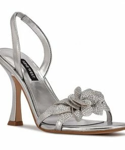 Nine West Idriv 02 Women's Dress Sandals Light Metallic Pink