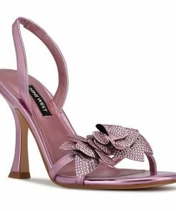 Nine West Idriv 02 Women's Dress Sandals Light Metallic Pink -Nine West Shop unnamed file 5832
