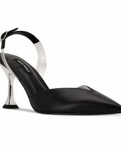 Nine West Heat Women's Slingback Heels Black
