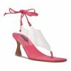 Nine West Popi Women's Dress Sandals Clear Pink