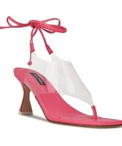 Nine West Popi Women's Dress Sandals Clear Pink -Nine West Shop unnamed file 5847