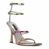 Nine West Women's Strappy Dress Sandals Orange Multi