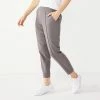 Women's Nine West Relaxed Crop Pull-On Pants Mushroom