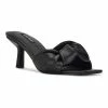 Nine West Knot Women's Heeled Slide Sandals Black