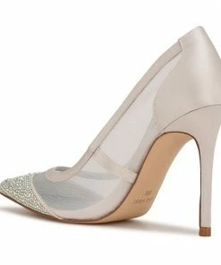 Nine West Franca Women's High Heels Clear Platinum -Nine West Shop unnamed file 5899