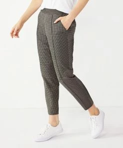 Women's Nine West Relaxed Crop Pull-On Pants Mushroom 18 Women's Nine West Relaxed Crop Pull-On Pants Mushroom -Nine West Shop unnamed file 591