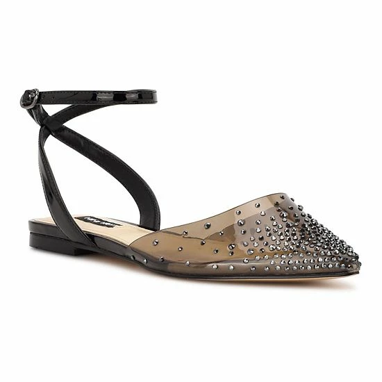 Nine West Briya Women's Dress Flats Smoke Black 1 Nine West Briya Women's Dress Flats Smoke Black