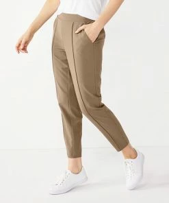 Women's Nine West Relaxed Crop Pull-On Pants Mushroom 21 Women's Nine West Relaxed Crop Pull-On Pants Mushroom -Nine West Shop unnamed file 594