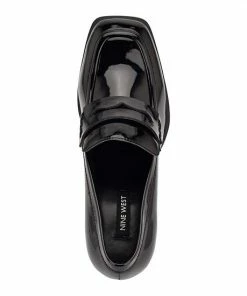 Nine West Zest Women's Heeled Loafers Silver Mirror Metallic -Nine West Shop unnamed file 5958