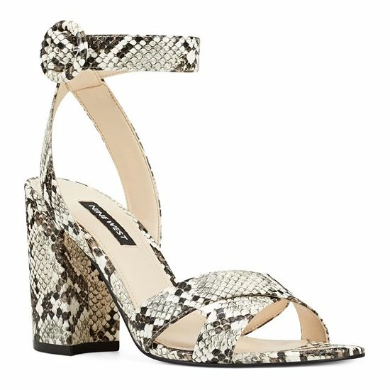 Nine West Nikki Women's Block Heel Sandals 1 Nine West Nikki Women's Block Heel Sandals