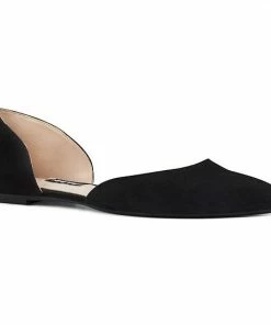 Nine West Starship Women's Lace Flats Black Lace