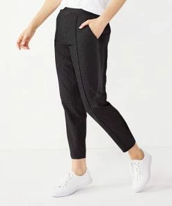 Women's Nine West Relaxed Crop Pull-On Pants Mushroom 25 Women's Nine West Relaxed Crop Pull-On Pants Mushroom -Nine West Shop unnamed file 598