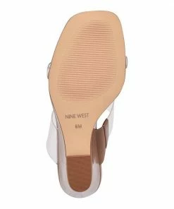 Nine West Nats Women's Wedge Sandals Clear Medium Natural -Nine West Shop unnamed file 5993