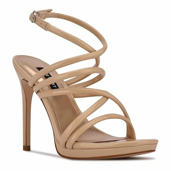 Nine West Lexy Women's Dress Sandals Beige 6 Nine West Lexy Women's Dress Sandals Beige - Image 6