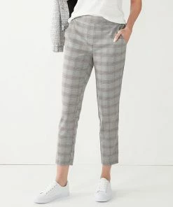 Women's Nine West Relaxed Crop Pull-On Pants Mushroom 29 Women's Nine West Relaxed Crop Pull-On Pants Mushroom -Nine West Shop unnamed file 602
