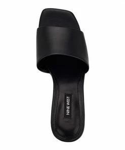 Nine West Oklee Women's Platform Slide Sandals Black -Nine West Shop unnamed file 6022