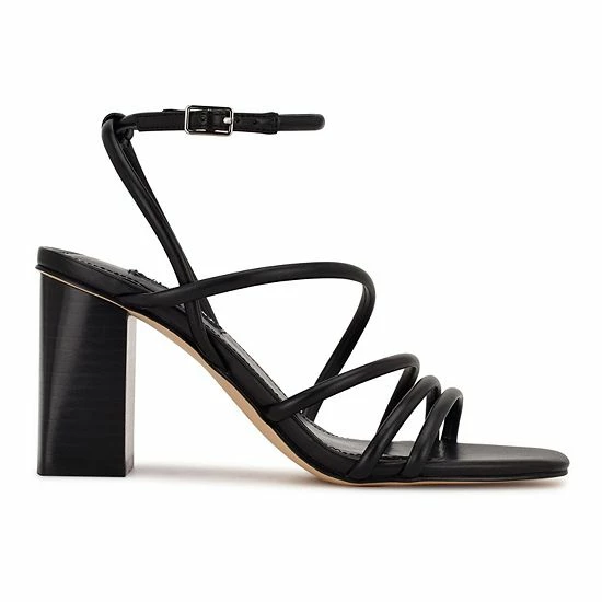 Nine West Yeap Women's Block Heel Dress Sandals Yellow 2 Nine West Yeap Women's Block Heel Dress Sandals Yellow - Image 2