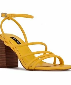 Nine West Yeap Women's Block Heel Dress Sandals Yellow 11 Nine West Yeap Women's Block Heel Dress Sandals Yellow -Nine West Shop unnamed file 6041