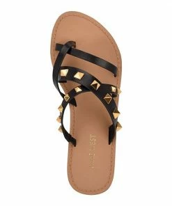 Nine West Cerri Women's Strappy Slide Sandals Black -Nine West Shop unnamed file 6045