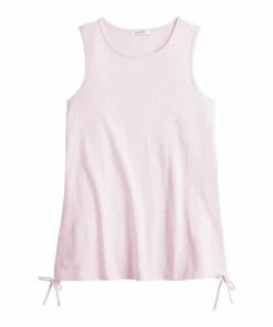 Women's Nine West Ruched Side Tank White -Nine West Shop unnamed file 6072