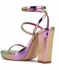 Nine West Benz Women's Dress Sandals Silver -Nine West Shop unnamed file 6084
