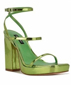Nine West Benz Women's Dress Sandals Silver -Nine West Shop unnamed file 6088