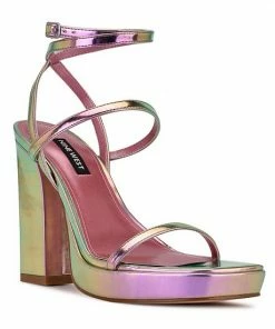 Nine West Benz Women's Dress Sandals Silver -Nine West Shop unnamed file 6091