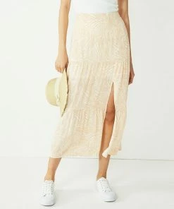 Women's Nine West Crosshatch Tiered Maxi Skirt Mineral Black -Nine West Shop unnamed file 6114