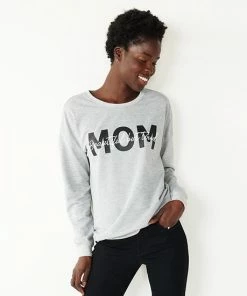 Women's Nine West Graphic Sweatshirt On Cloud Wine -Nine West Shop unnamed file 6122