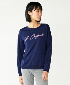 Women's Nine West Graphic Sweatshirt On Cloud Wine -Nine West Shop unnamed file 6124