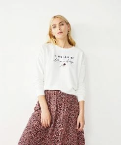 Women's Nine West Graphic Sweatshirt On Cloud Wine -Nine West Shop unnamed file 6128