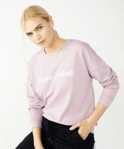 Women's Nine West Graphic Sweatshirt On Cloud Wine -Nine West Shop unnamed file 6129