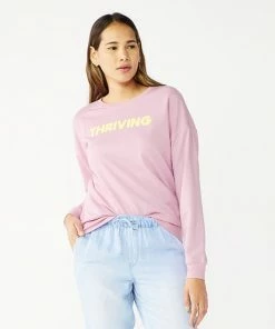 Women's Nine West Graphic Sweatshirt On Cloud Wine -Nine West Shop unnamed file 6131