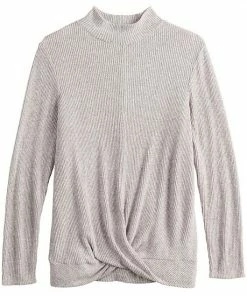 Women's Nine West Fuzzy Long Sleeve Mockneck Top Raspberry -Nine West Shop unnamed file 6169